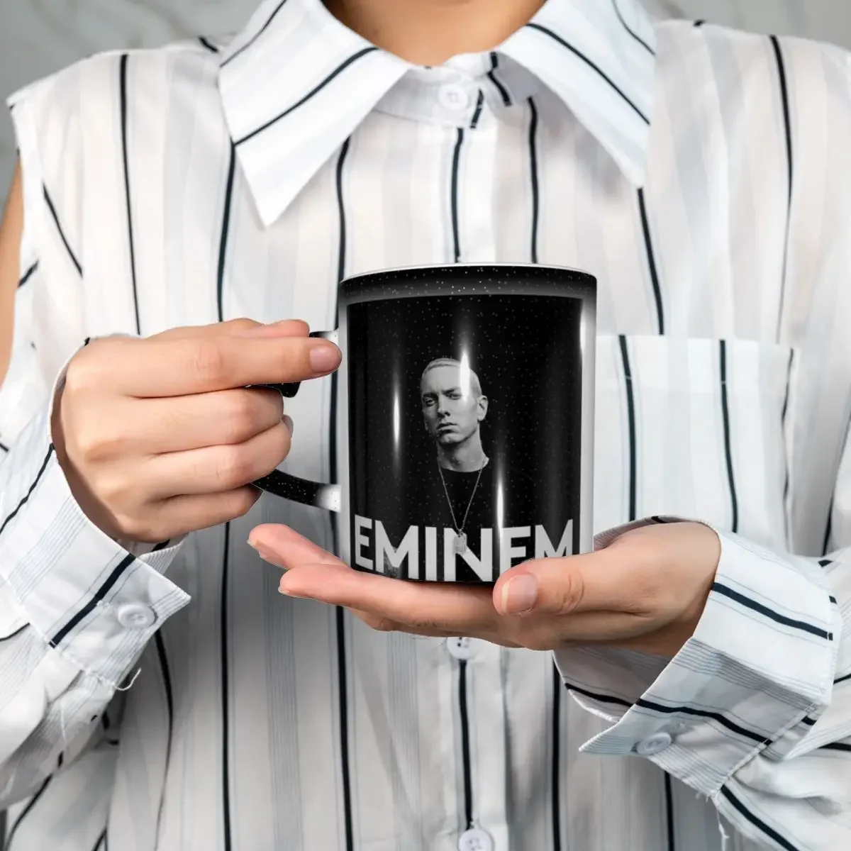 

Eminem Mug Funny Ceramic Coffee Cups Tea Mugs Milk Cup Drinkware Gifts for Friends