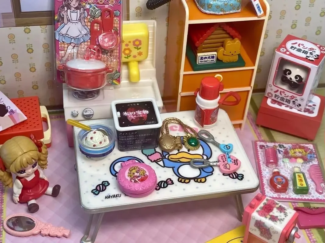 

Hot Saleing Re-Ment Genuine Showa Retro Memories My Room Miniature Scene Collecte Action Model Blind Box Surprise Gifts Toys