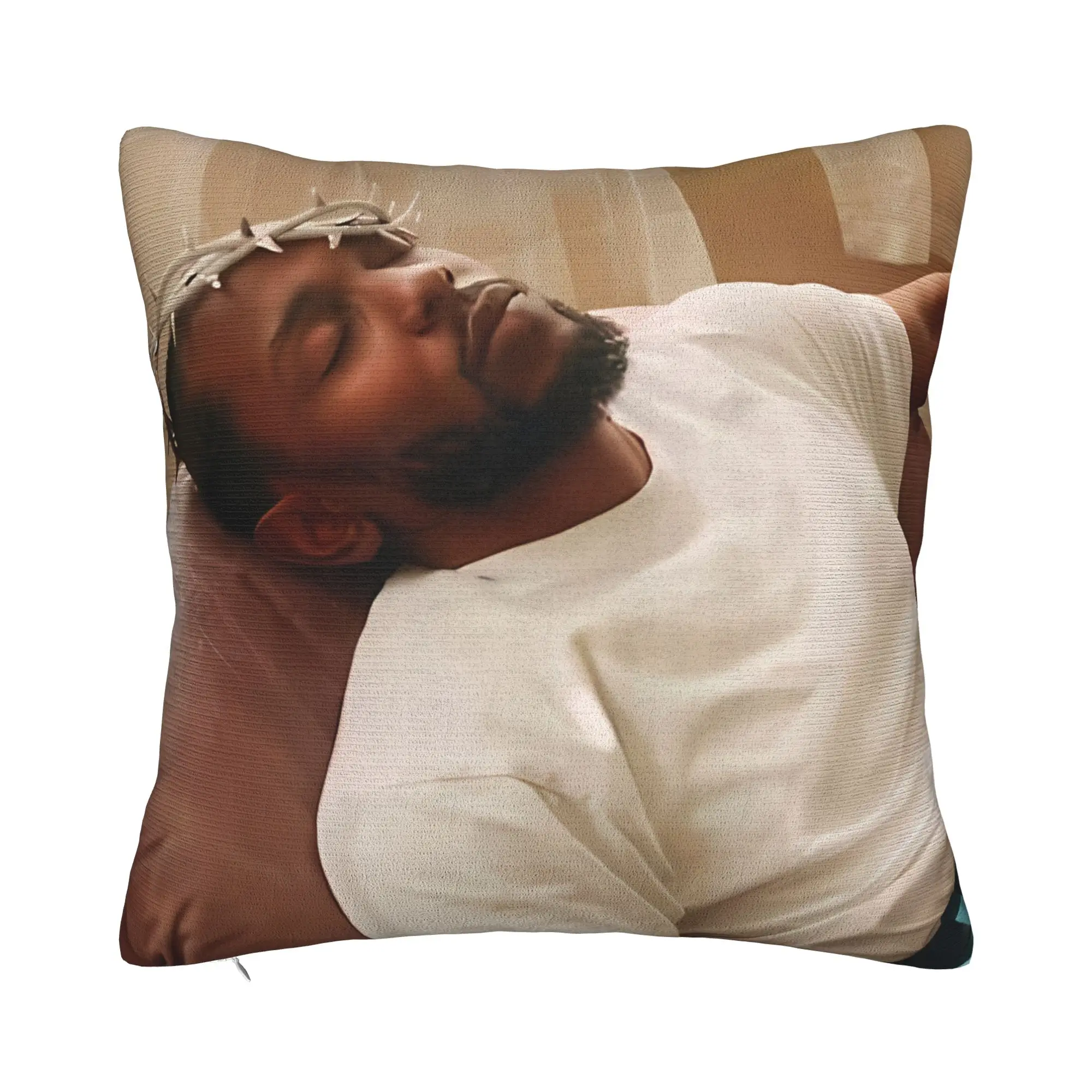Kendrick Lamar Mr Morale The Big Steppers Winter Holiday Farmhouse Home Deco Kendrick Lamar Pillow Cover Soft Durable