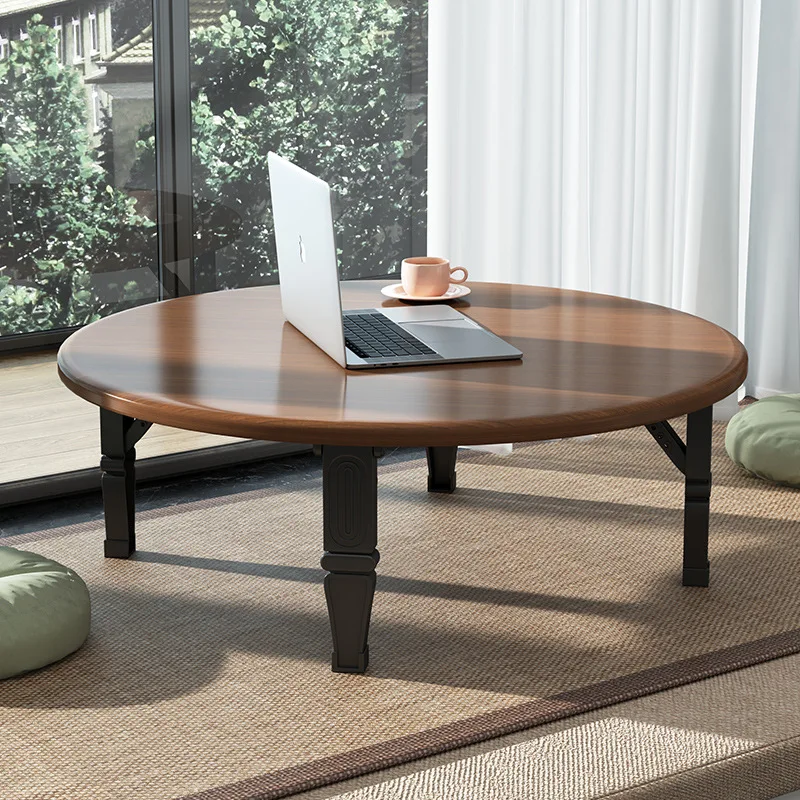 AOLIVIYA Sofa Floor Coffee Tea Table Portable Bed Folding Table Simple Dining Kang Tatami Computer Desk Home
