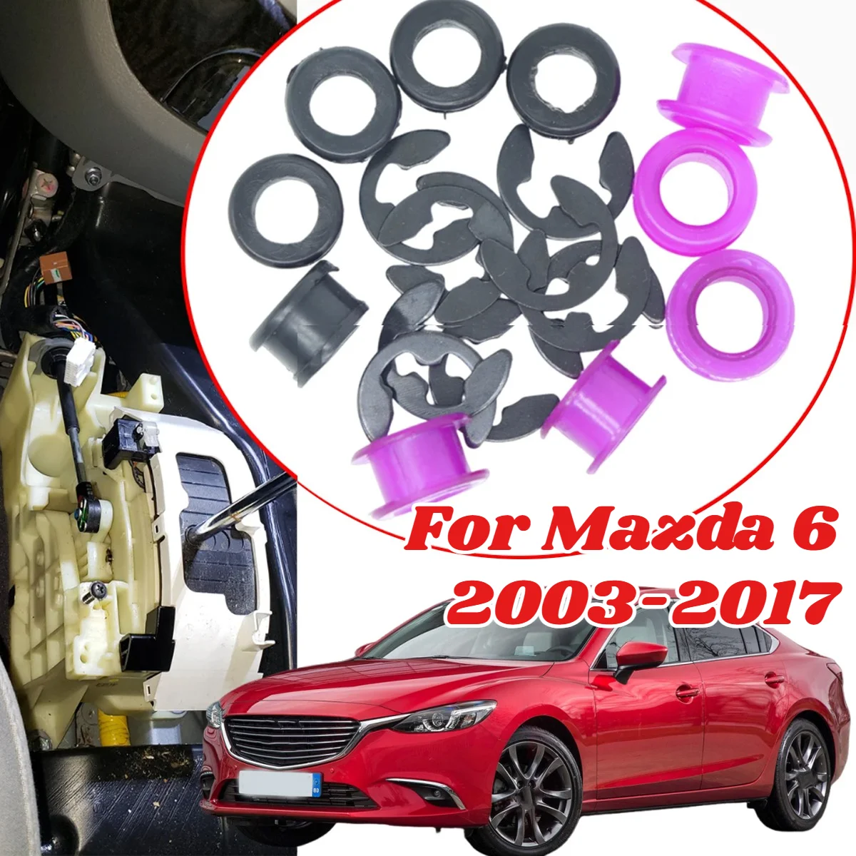 

Shift Cable Bushing Linkage Grommet Repair Kit Fix Automatic Trans End Rod Connect Bush Accessories Parts For Mazda 6 2003-2017