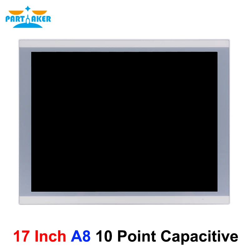 

Partaker 17 Inch Industrial Panel All In One PC Mini Computer Capacitive Touch with Core i3 i5 i7 J1900 RS232 Com Windows 7/10