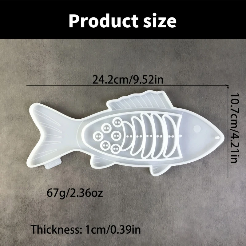 Molde colgante espina pescado silicona, herramienta artesanía joyería, Moldes resina epoxi