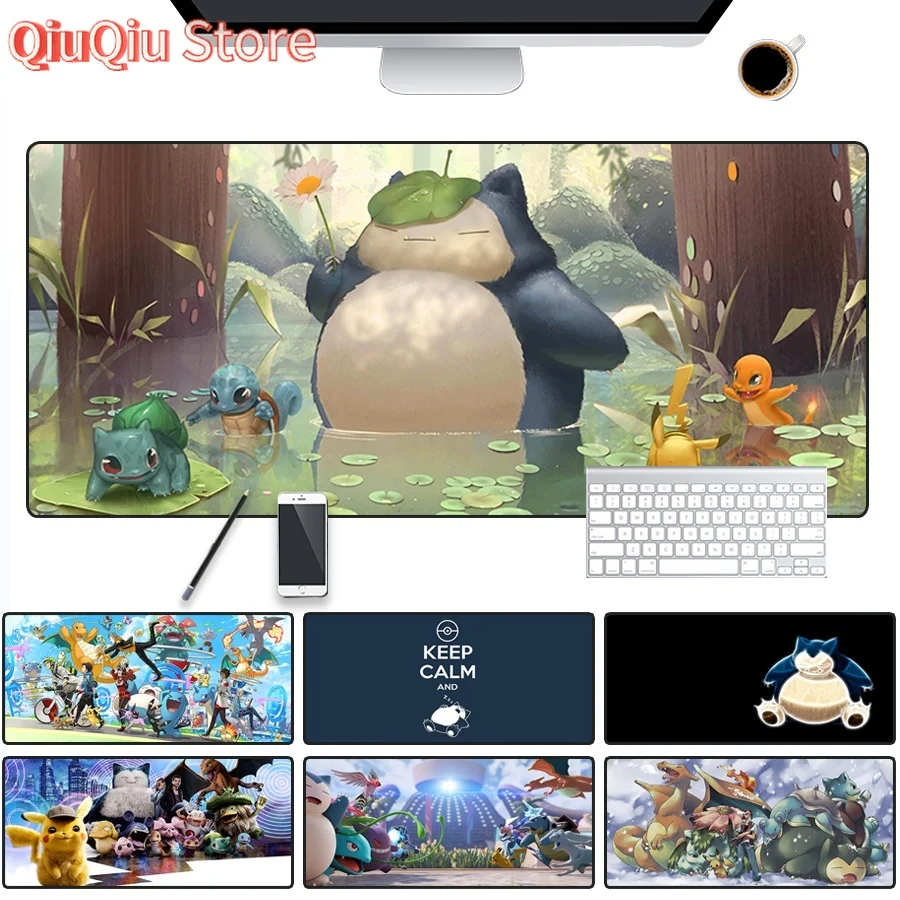 

snorlax Mouse pad Computer Notebook Pokémon Table Mat Dormitory Oversized