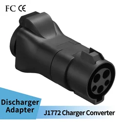 J1772 para AC Universal Tomada Adaptador, Conector do carregador de carro EVSE, TYPE1 para NEMA 5-15 Plug, 220V, Motocicleta Elétrica, DC