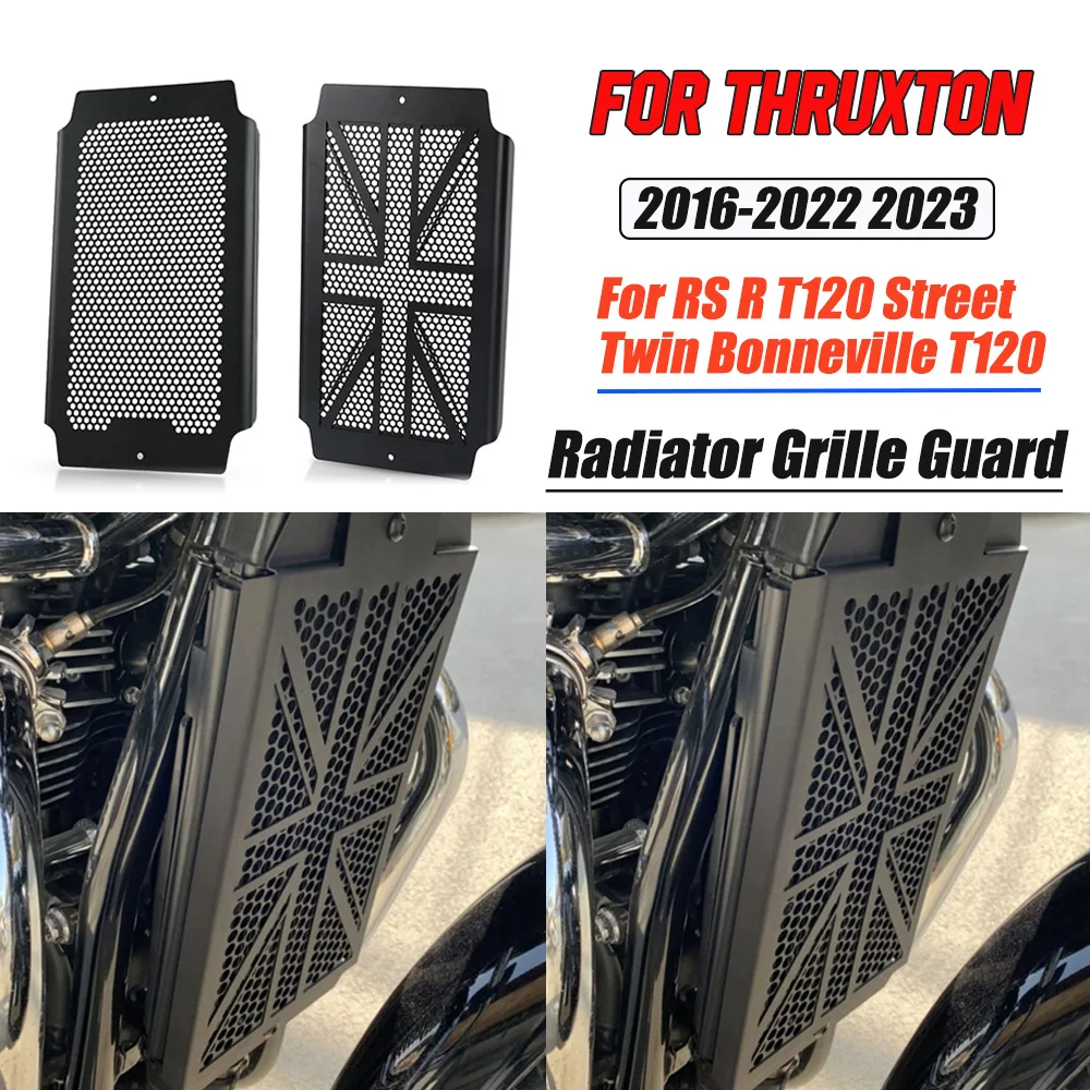 

Motocycle Radiator Grille Cover Water Tank Guard Protection FOR Thruxton RS R T120 Street Twin Bonneville T120 2016 - 2022 2023