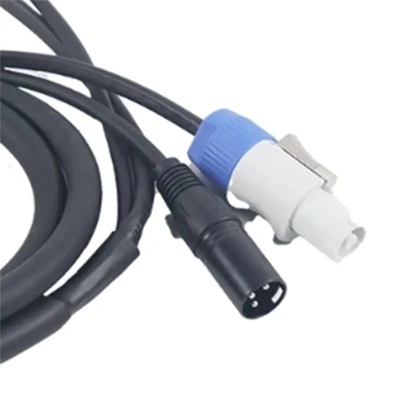 [NEW A09R!】 For DMX Powercon Cable For Light Power Connection Signal Transit For DMX XLR Signal Line