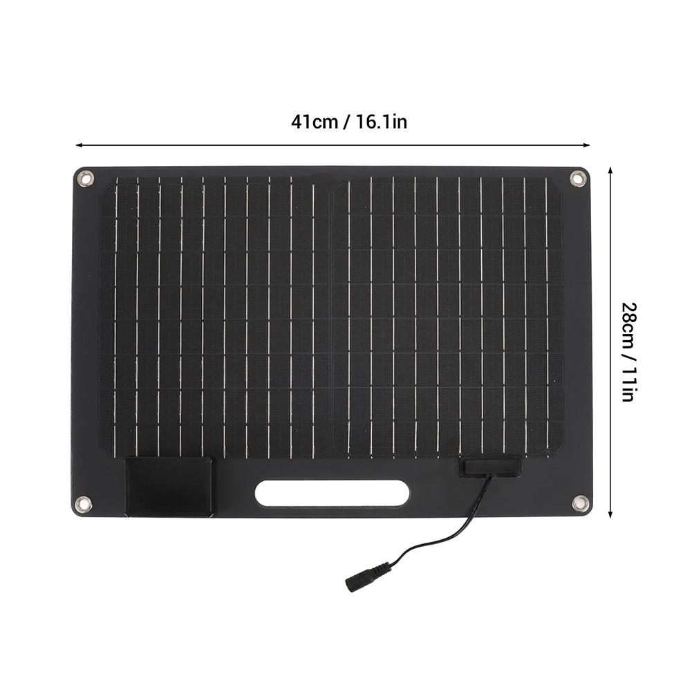 Compact Solar Panel 80W Solar Panel Outdoor Use Compact Size Epoxy Coated High Efficiency IP65 Waterproof For Greenhouses