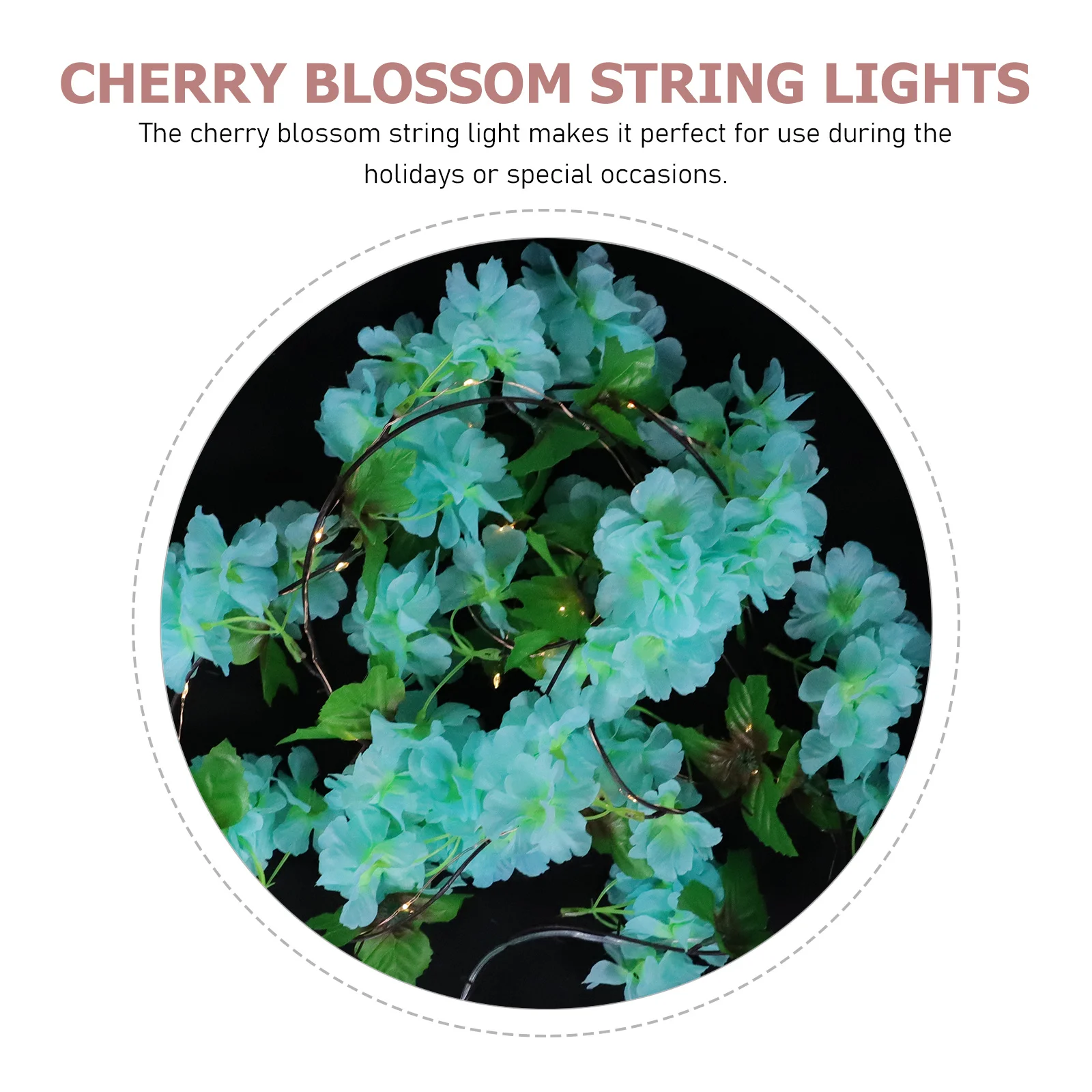 

20 Led Cherry Blossom String Light 2 Meter Led Copper Wire Lamp For Room Decor Flower Garland Fairy Lights Bedroom Vine Hanging