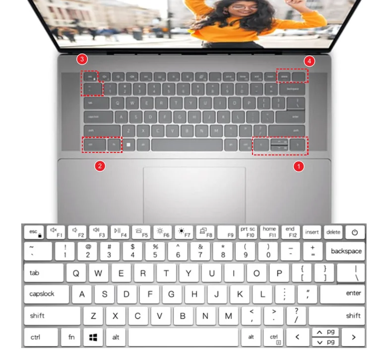 Voor Dell Inspiron 16 Plus 7640 2023 Dell Inspiron 16 5630 7630 5630 5620 5625 7630 7620 16 ''Laptop Toetsenbord Covere Skin