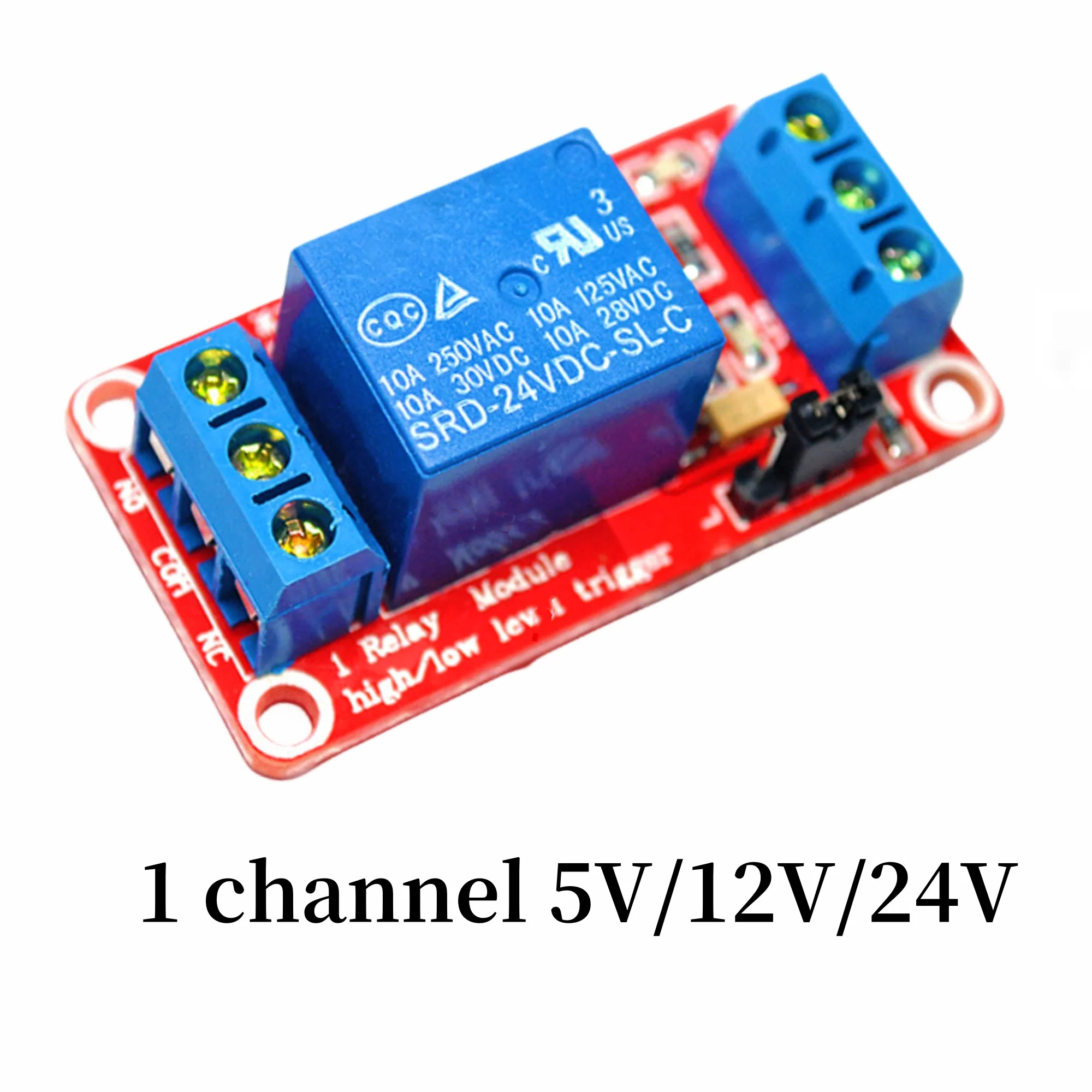 1/2/4/8 5V12V24V Relay Module With Optocoupler Isolation Support For High And Low Level Trigger Expansion Board