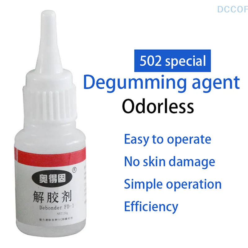 502 Glue Remover Strong Efficient Glue Remover Acetone Cleaning Agent Dissolving