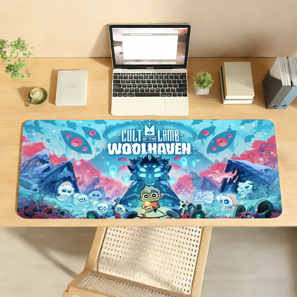 Game Cult of The L-Lamb Mouse Pad Computer Laptop Rubber Non-slip Mouse Mat Mousepad Gamers Decoracion Desk Mat