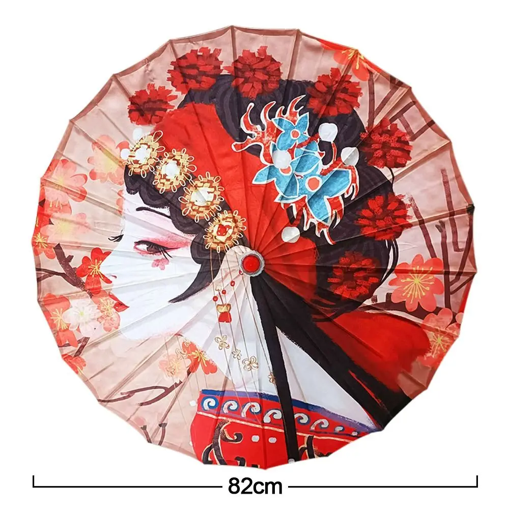 Chinese Antique Style Oiled Paper Umbrella 7 Colors Costumes Photography Umbrella Women Decorative Umbrella Dance Performance