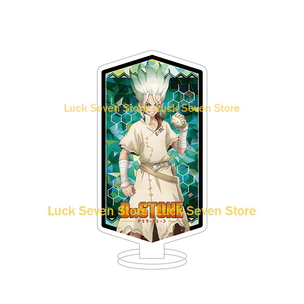 Dr.STONE Kingdom of Science character Gen Asagiri Senku Ishigami Taiju Oki Yuzuriha Ogawa big Acrylic stand Anime Toy ornament