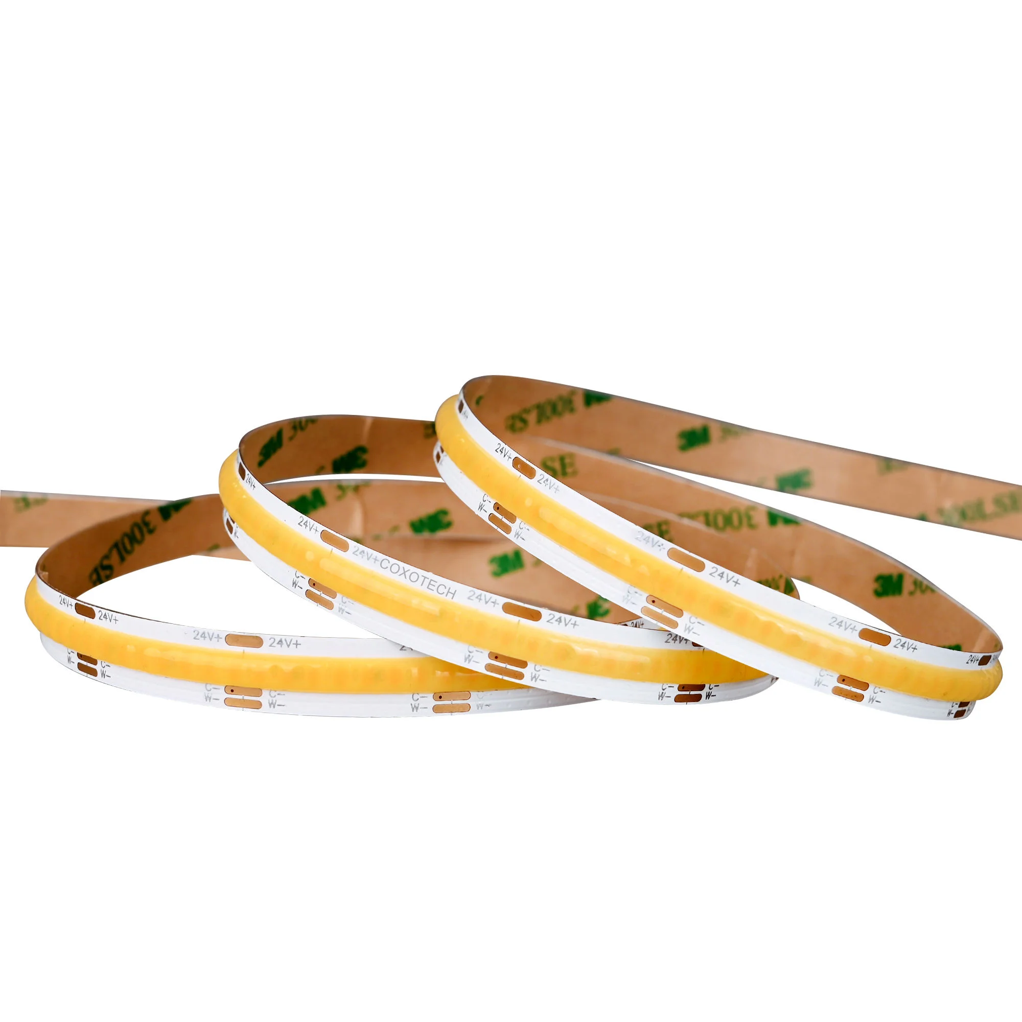 50M DC12V 24V COB LED Strip RGB RGBW RGBWW RGBCCT 784 840 LEDs/M TV BackLight High Bright Dotless Flexible Ribbon Led Tape Diode