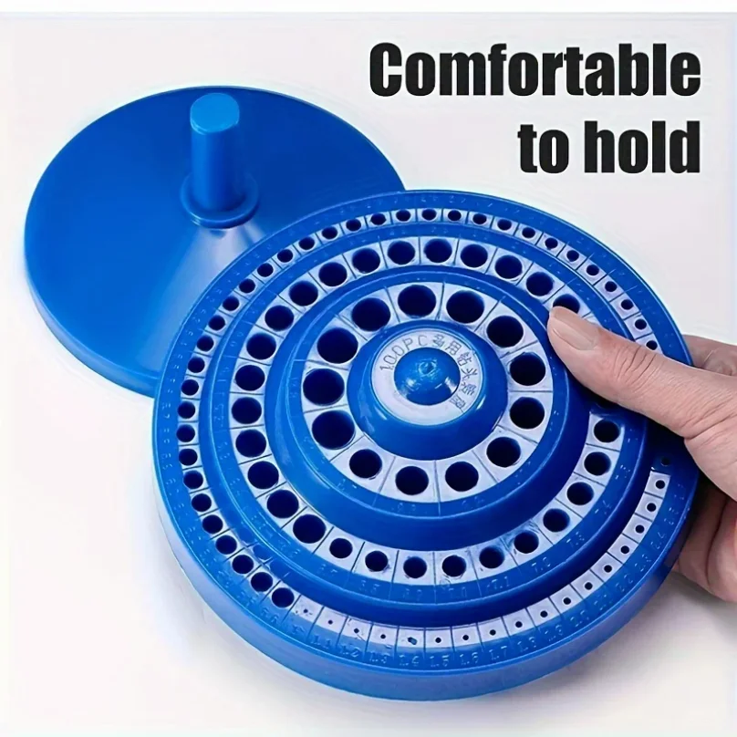 Поворотный держатель бит для инструментов, оправка для сверла, отверстия для инструментов, держатель для отверток, чехол для хранения головки сверла, новинка 2023 года