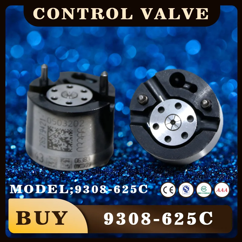 9308-625C 28461587 28632992 28373983 28604457 28674878 28535923 Common Rail Nozzle Control Valve For 3 Slots Euro 4