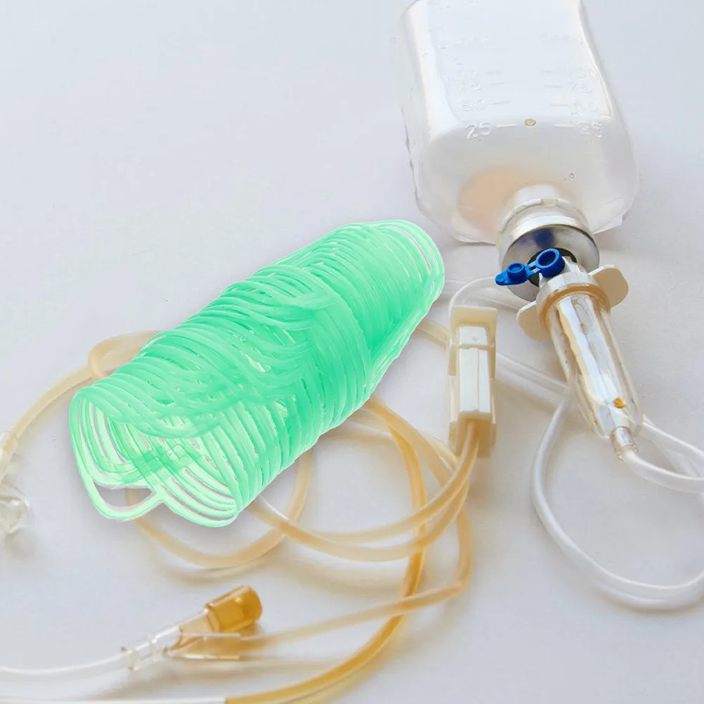 30Pcs Plastic Infusion Bottle Net Cover Set Transparent Drip Bottle Hanging Net for Saline Iv Fluid Monitoring Hospital Use