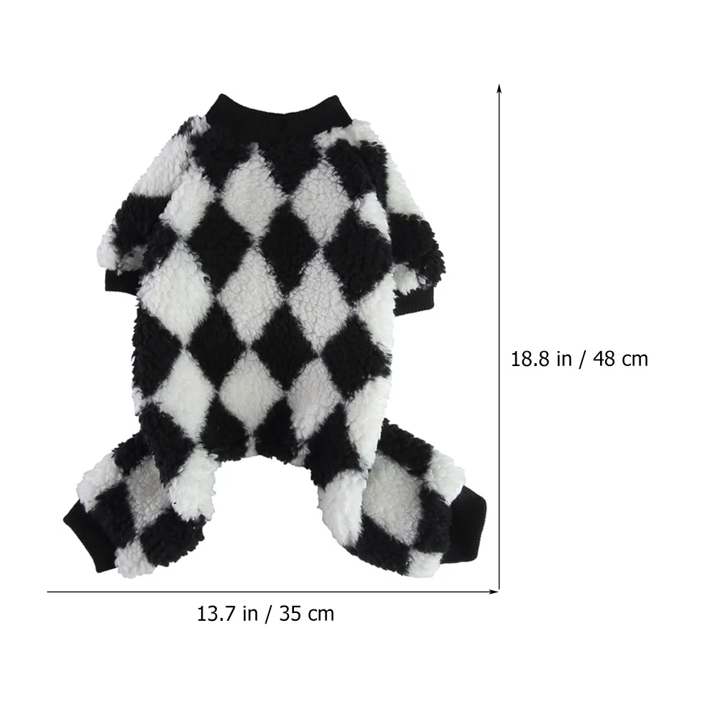 

-piece Pajamas Dog Costume Accessory Clothe Fall Puppy Winter Clothes Cool
