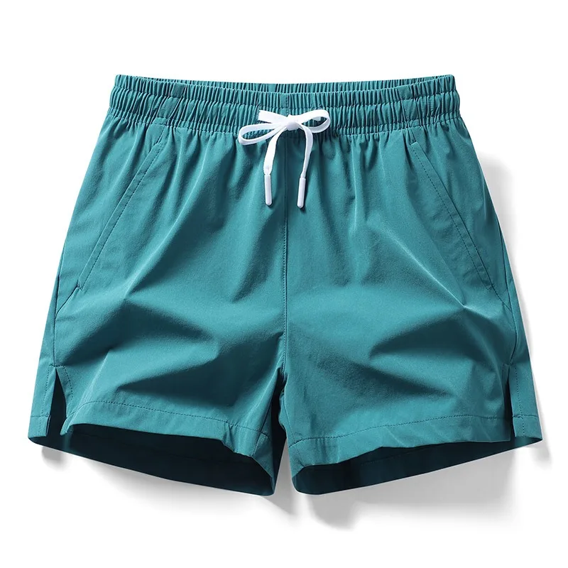 

Shorts men's new summer fashion sports elastic three-point pants ice silk quick dry beach pants