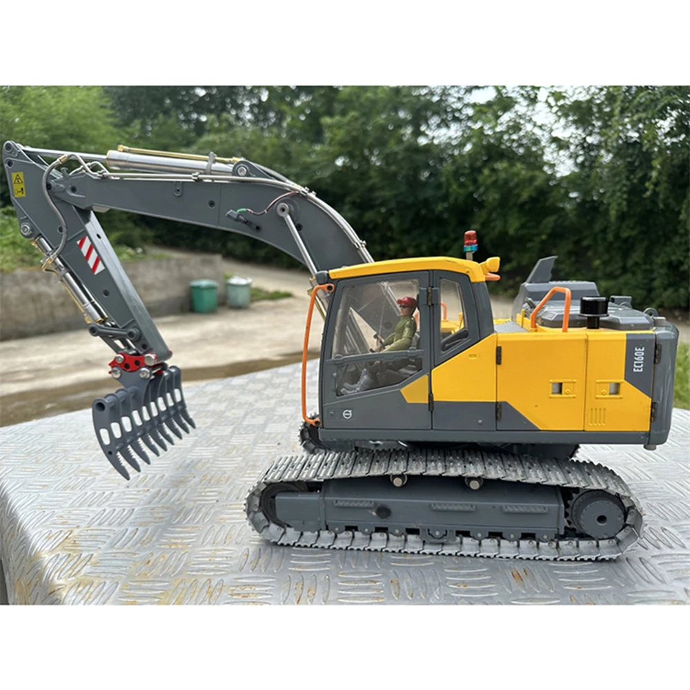 Simulation Rake Bucket Weeding Harrow Model for E111/E010/EC160 Hydraulic Excavator Scarifier Accessory Metal Rake