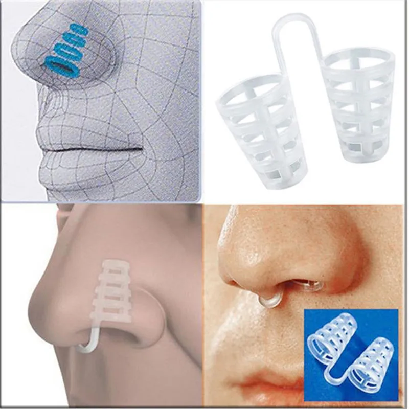 8pcs Anti-Snoring Device Easy To Breathe And Sleep Mini Nose Clip Snoring Congestion Auxiliary Nasal Dilator Device Is Blocked