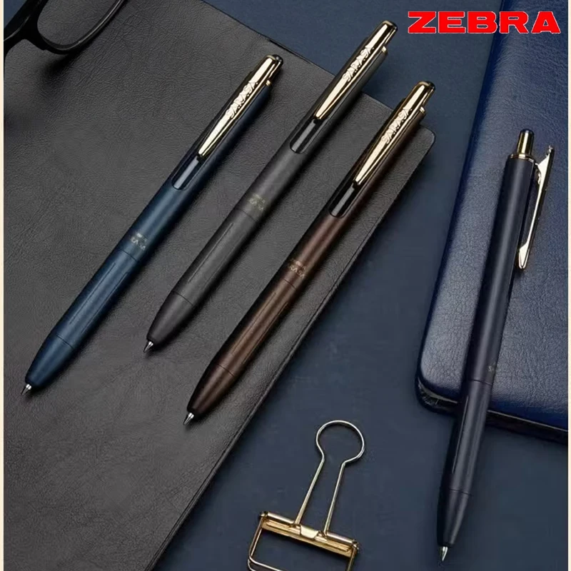 ZEBRA SARASA Grand JJ57 Gel Pen 0.5mm Retro Metal Rod Waterproof Pigment Black Ink Low Gravity Business Pens Japanese Stationery