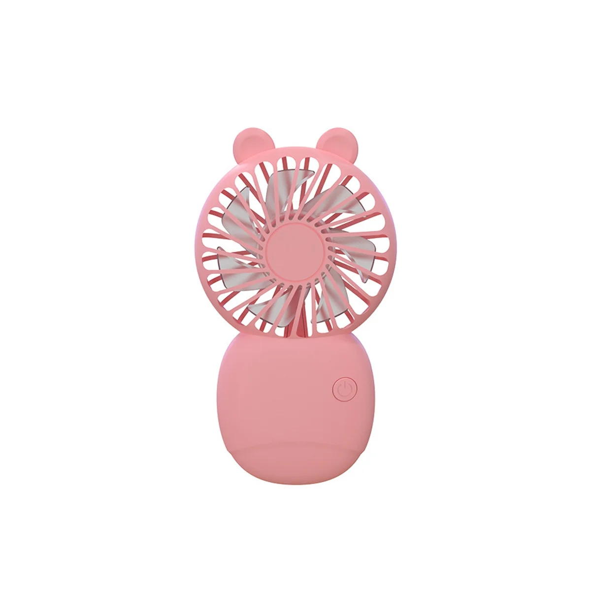 Letni przenośny mini wentylator Mały wentylator kieszonkowy Wentylator ręczny Wentylator do zewnętrznego mini wentylatora elektrycznego, różowy