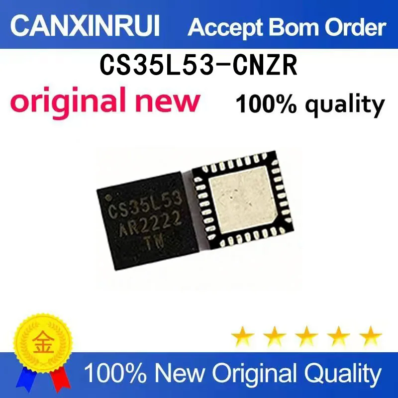 

(5-100 PCS) Brand new CS35L53-CNZR silk screen CS35L53 QFN32 spot chip IC