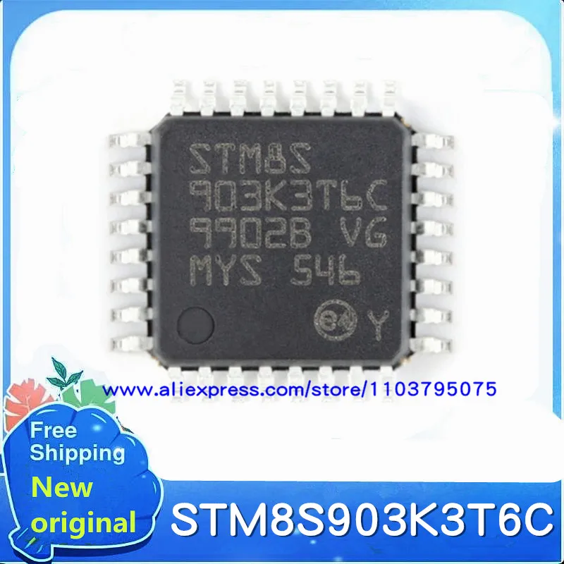 10 шт. ~ 100 шт./лот STM8S903K3T6C STM8S 903K3T6 QFP-32 Новый оригинал