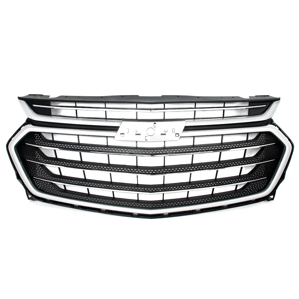 Grill for Chevy Traverse 2018-2021 Front Bumper Grille Assembly Silver Ice Metatallic