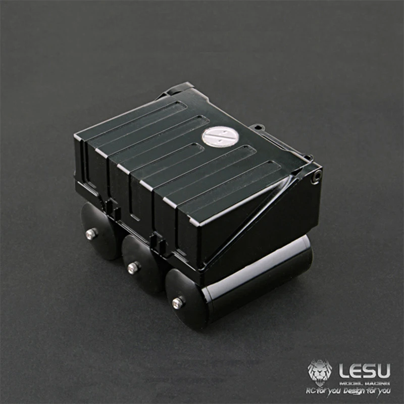 LESU 1/16 truck tractor DIY German bruder modified simulation battery box RC model