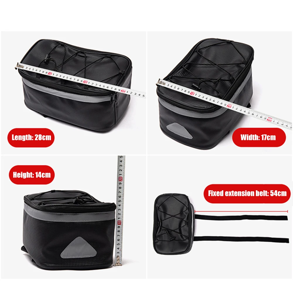 

7L Bike Backseat Hard Bag Large Capacity Waterproof Bicycle Rear Seat Rack Trunk Storage Bags Organizer Bicycle Accessories