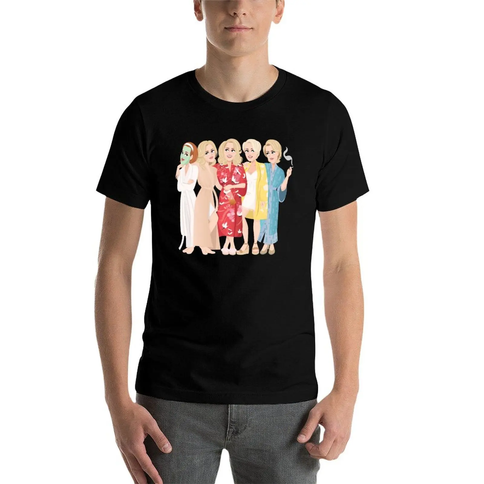 جيليان أندرسون - تي شيرت Robes تي شيرت للرجال تي شيرت للرجال من القطن المضحك #5