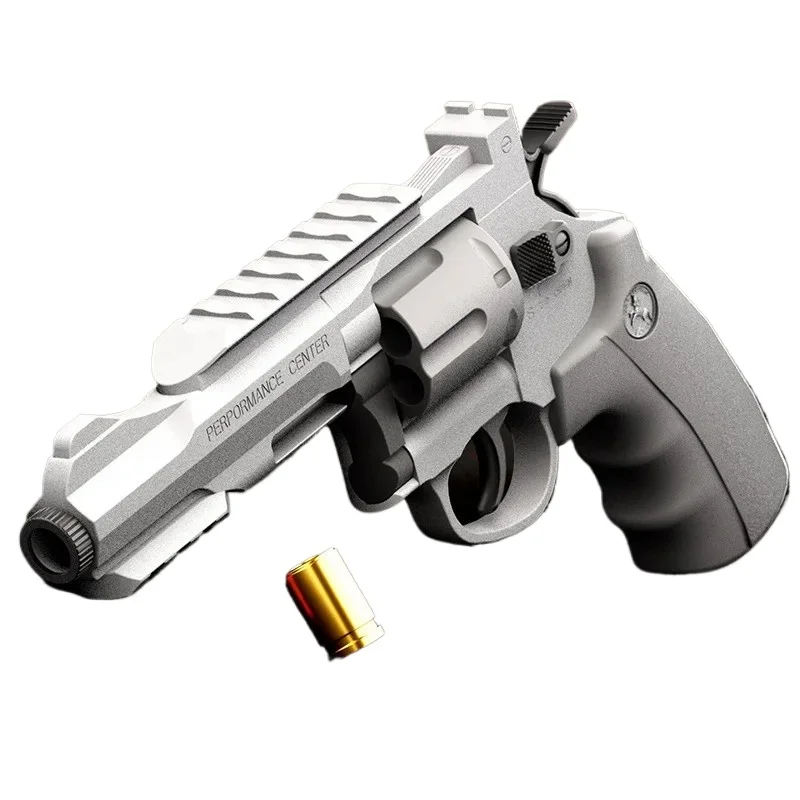 Children's New Year Gift Zp-5 Revolver Model Bullet Soft Bullet Toy Pistol Boy Outdoor Shooting Pistol