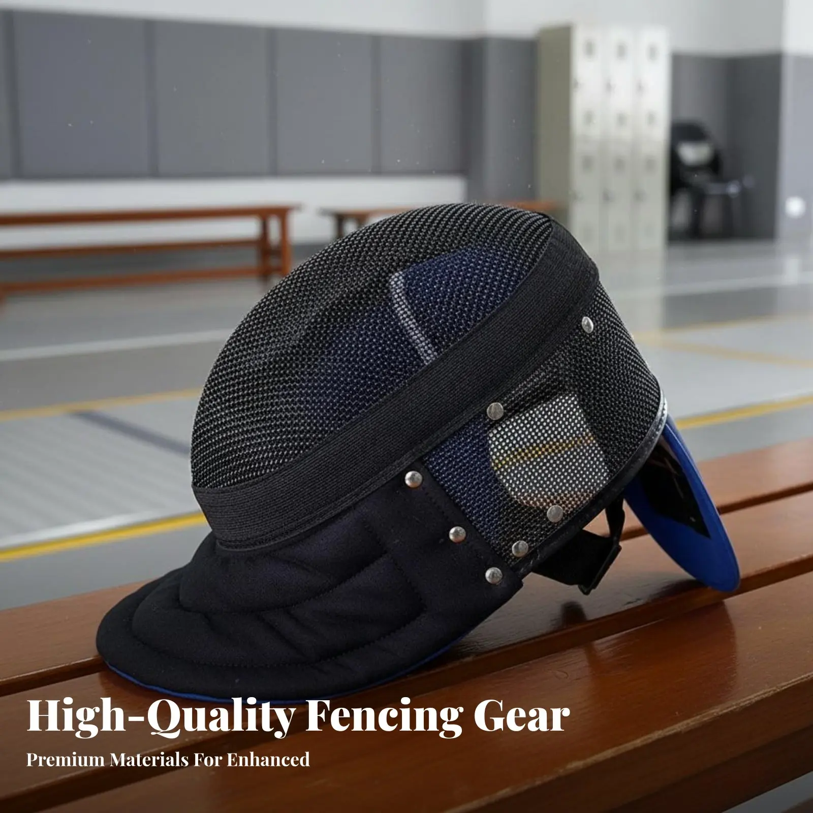 Fencing Instructor Helmet Puncture-Resistant Fencing Helmet HEMA Helmet Adjustable Fit Safety Equipment Shock Absorption