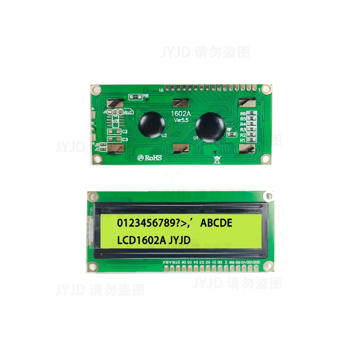 LCD1602 Module Blue Green Screen For Arduino LCD1602A LCD Character UNO R3 Mega2560 Display PCF8574T IIC I2C Interface image 5