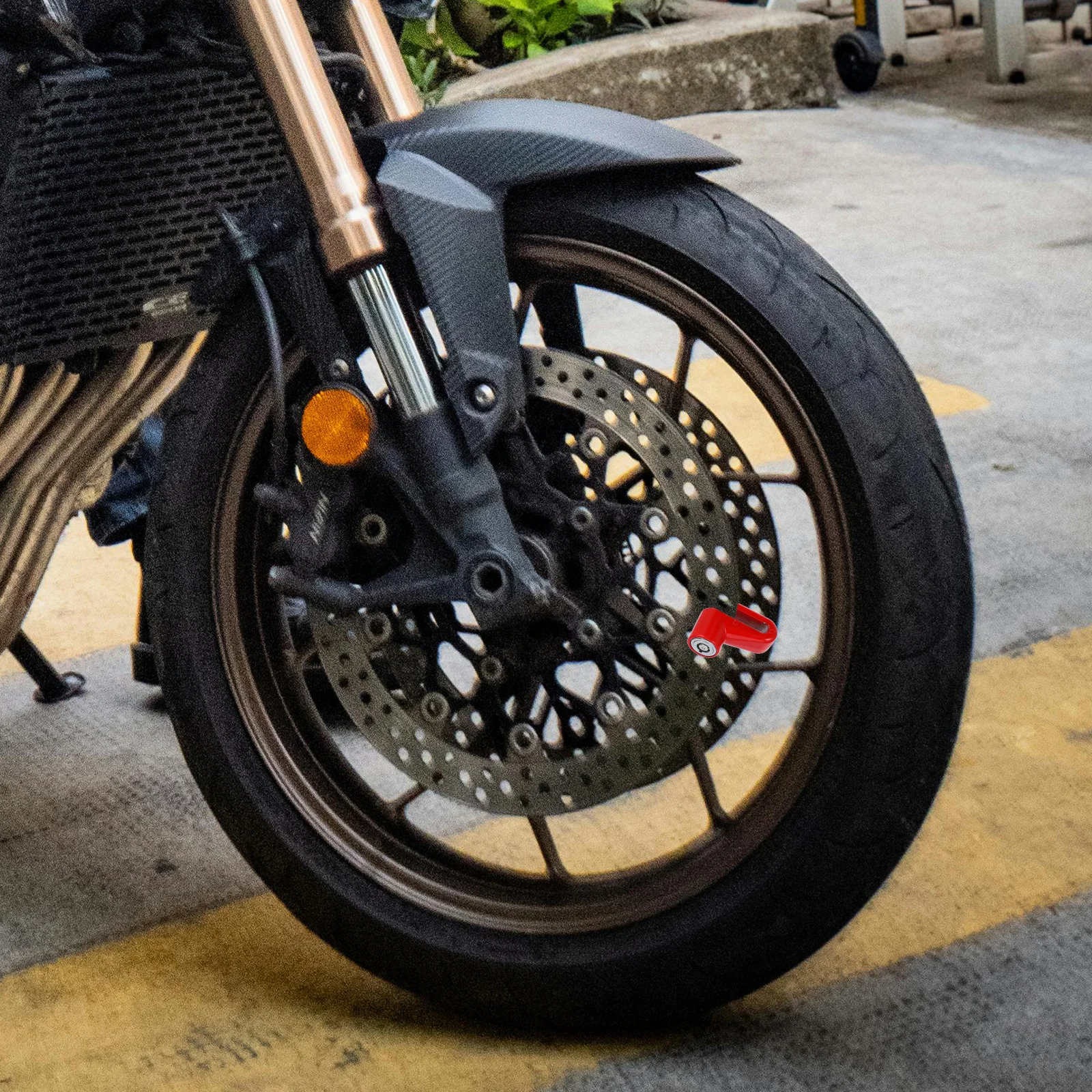 

Bike Disc Brake Lock Motorcycle Anti Theft Lock Durable Solid Alloy Steel Small Elegant Portable Stylish Cool Car Charm