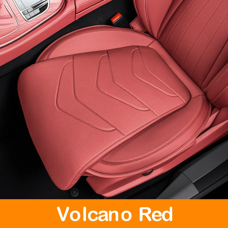 Neues Universelles Auto-Sitzkissen Atmungsaktives Nappa-Leder Rutschfestes Schutzkissen Luxuriöses Auto-Innenraum-Sitzkissen Zubehör – Detail 8