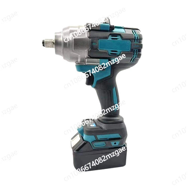 Industrial Grade Brushless High Power 1000N Electric Wrench High Torque Impact Wrench Auto Repair Vertical Electric Air Gun