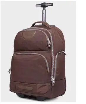 20 inch Travel trolley Bag large capacity Travel Wheeled Bag  Camouflage School Rolling Backpack bag Luggage Trolley Laptop Bag