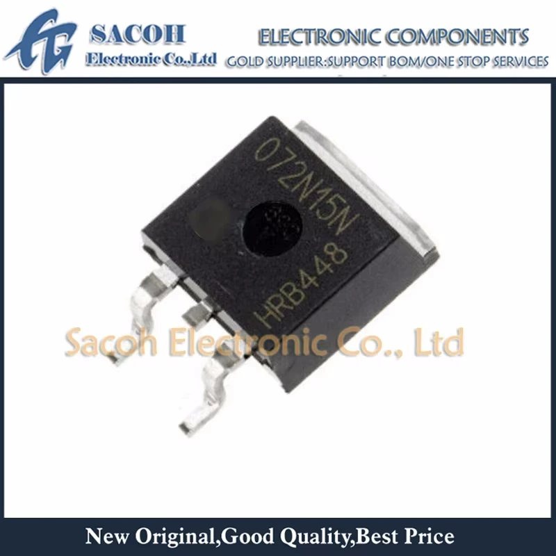 

Refurbished Original 10Pcs/Lot IPB072N15N3G 072N15N TO-263 100A 150V Power MOSFET