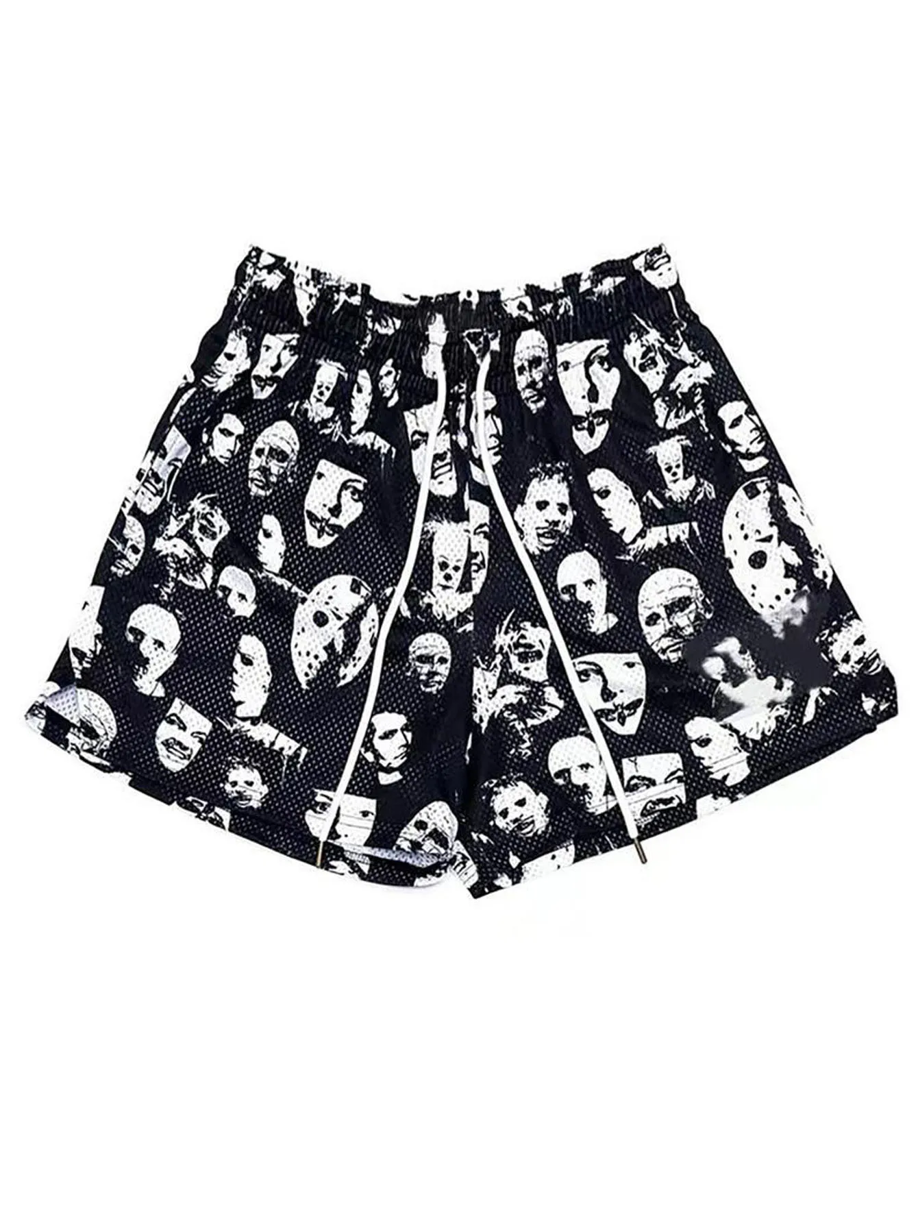 

Men's Fashion Shorts Cool Men's Mesh Basketball Sports Shorts Women's Casual Couple Flat Front Shorts