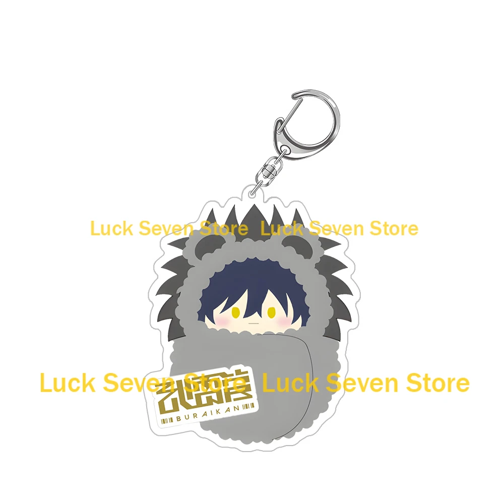 المفقة لايف ألين Sugasano Yeon Hajun Anne Faulkner Naoakira Saimon Zen Gaho Yeon Dongha Q-version سلسلة مفاتيح مصنوعة من الأكريليك قلادة