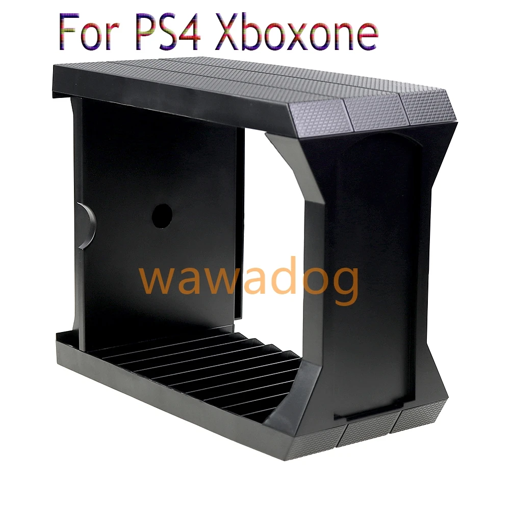 1pc/set Host Disc Storage Box Holder Game Disk Tower Vertical Stand Game CD Holder For PS4 XboxOne