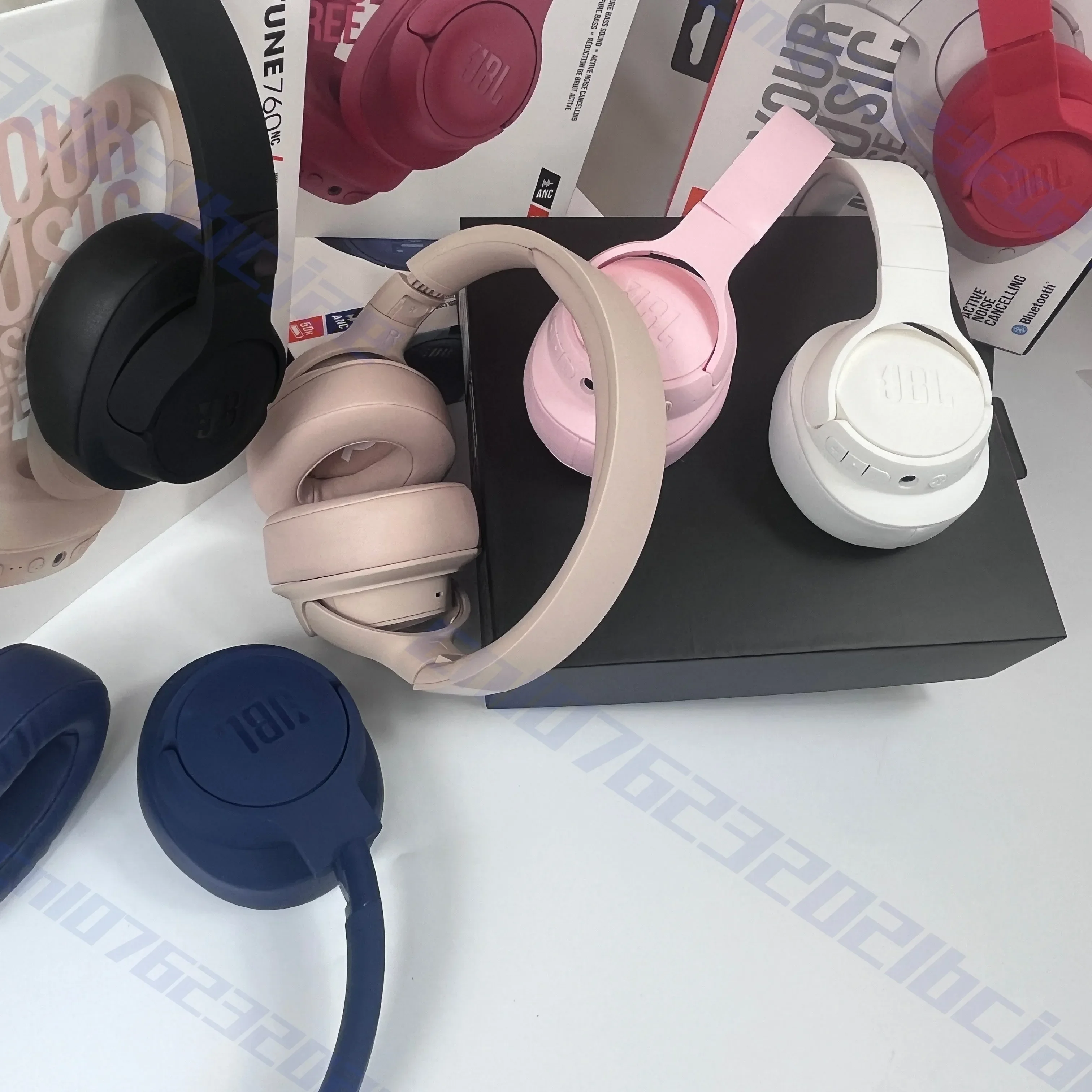 JBL Tune 760NC auriculares inalámbricos plegables, cascos deportivos con cancelación activa de ruido, originales