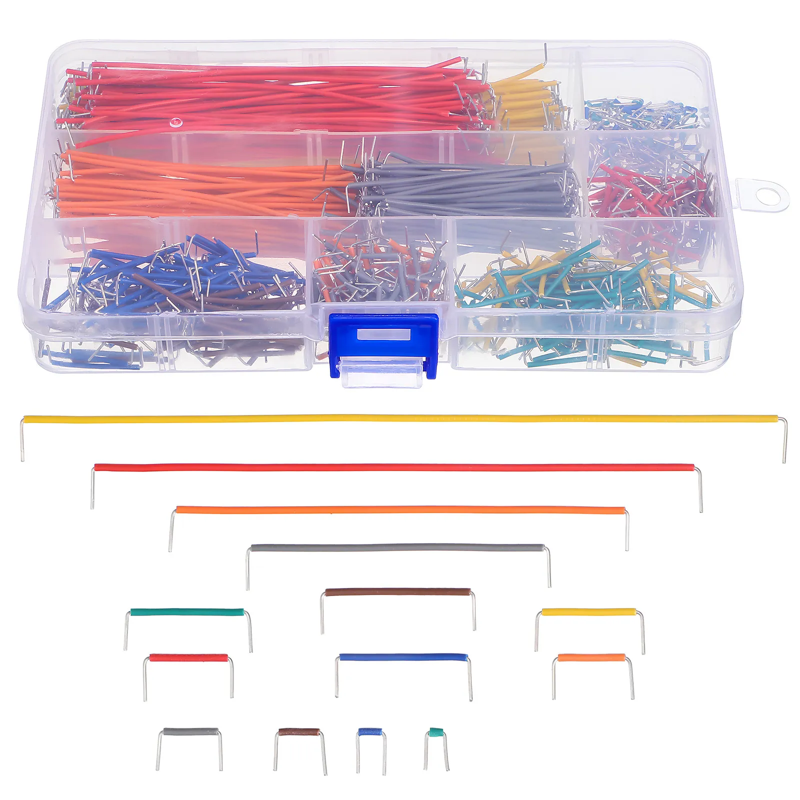 

840Pcs Jumper Wire Kit Breadboard Compatible Female to Female Male Flexible Ductile Aluminum Wires for Electronic Circuit