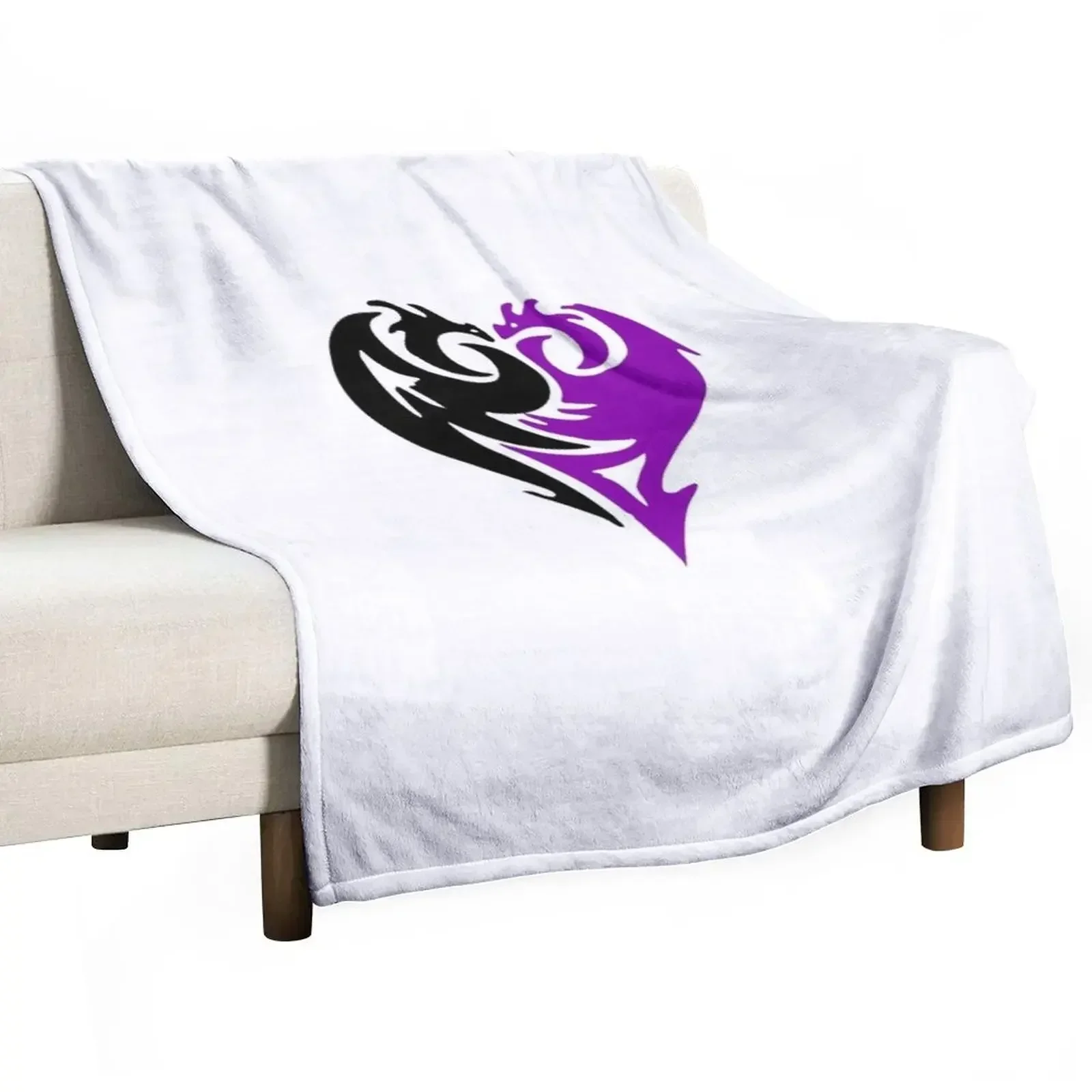 Descendants Mal logo Throw Blanket Summer Beddings Picnic Soft Big Blankets