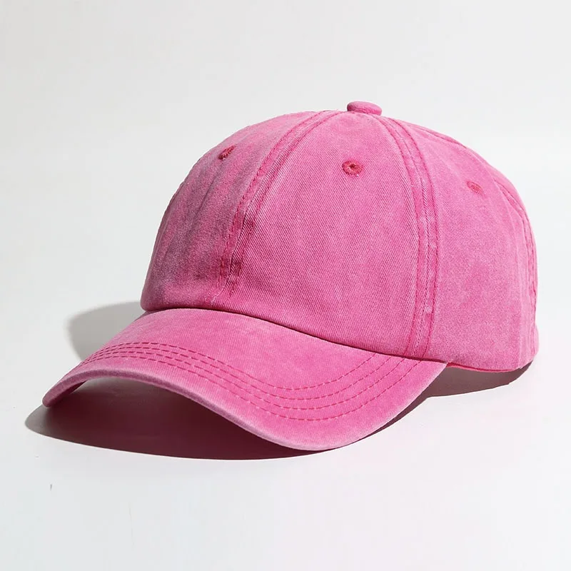 

Lovely Heart Embroidery Washed Cotton Ponytail Cap, Adjustable High Bun Dad Hat, Stylish Hip Hop Streetwear
